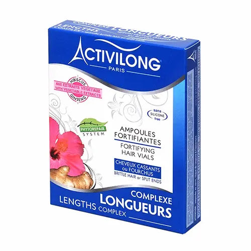 Box of ACTIVILONG Complexe Longueurs (Bleu) Boîte de 4 by Afro Beauty Store