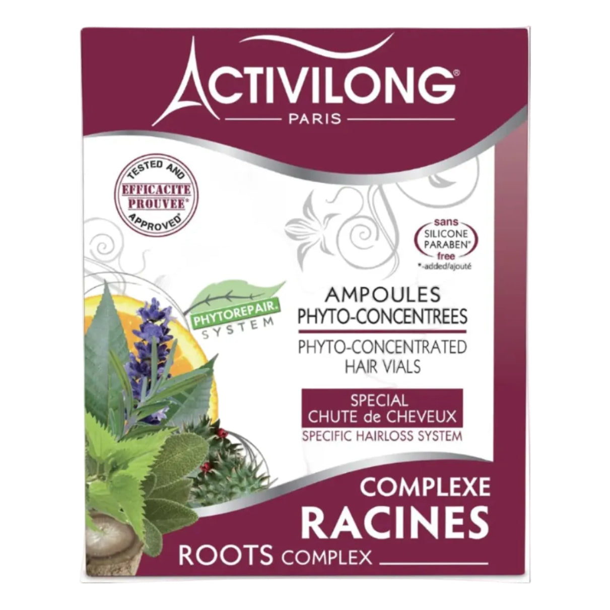 ACTIVILONG Complexe Racines (Rose) Boîte de 4 -Afro Beauty Store
