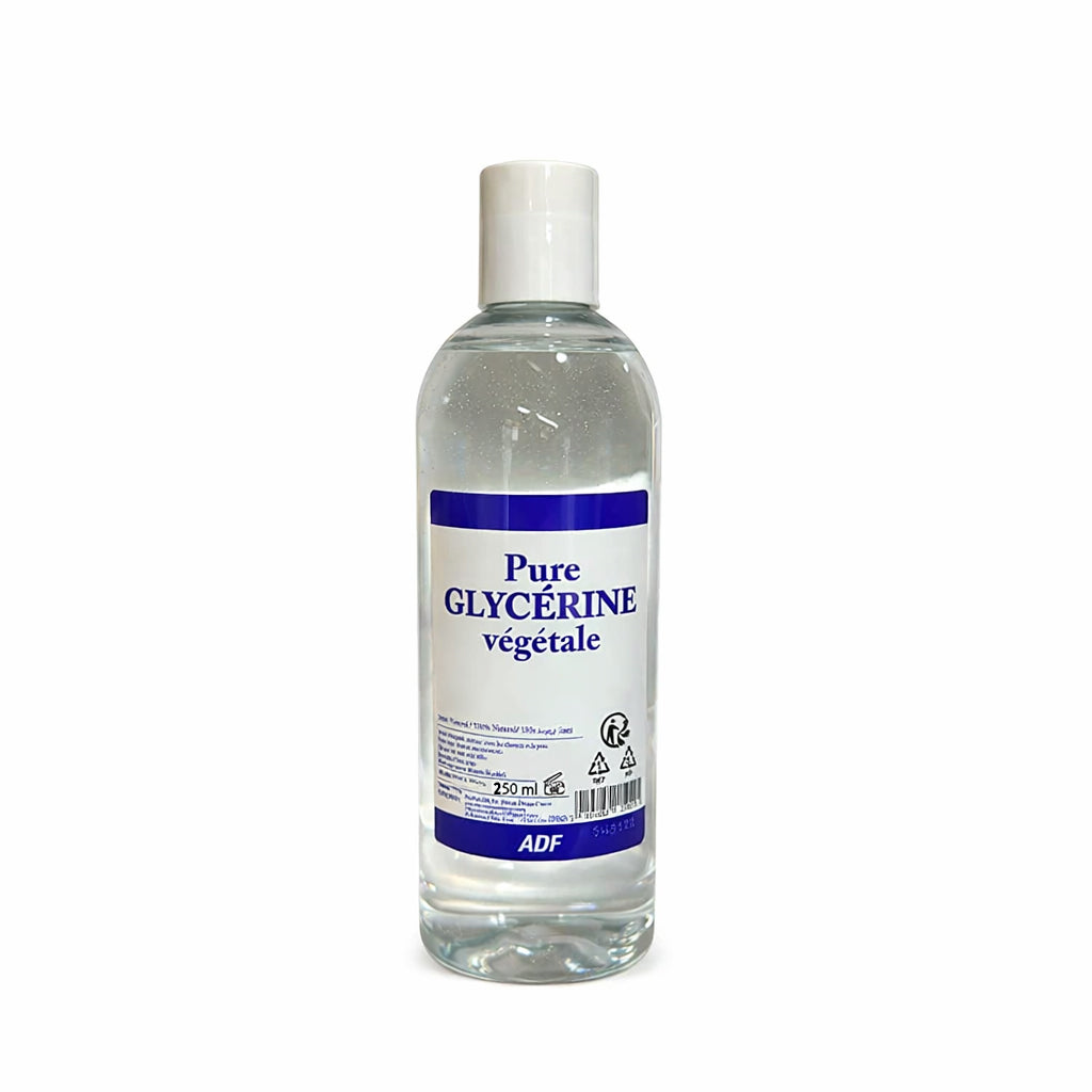 Bottle of ADF pure glycerine on a white background by Afro Beauty Store