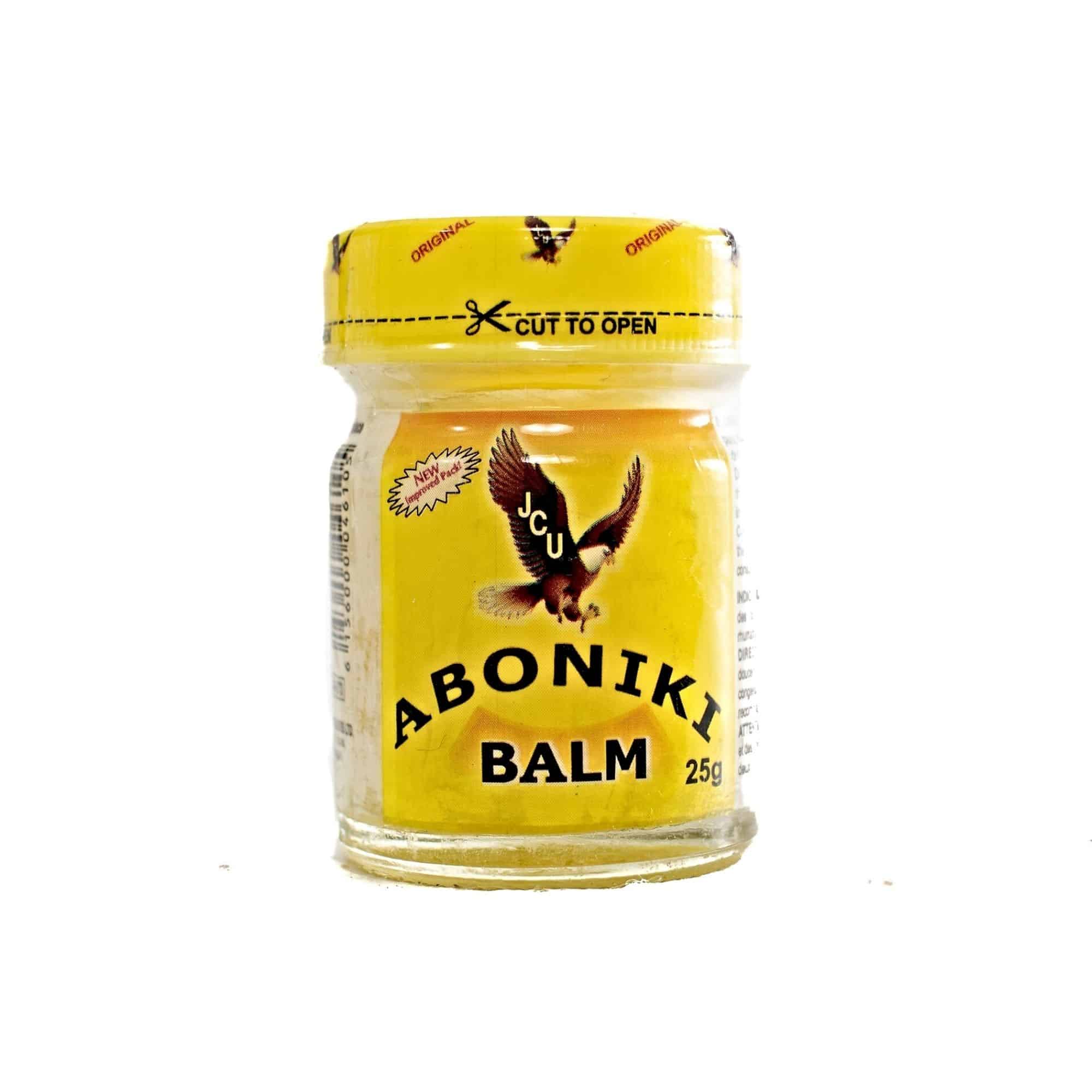Aboniki Balm pain relief ointment. 