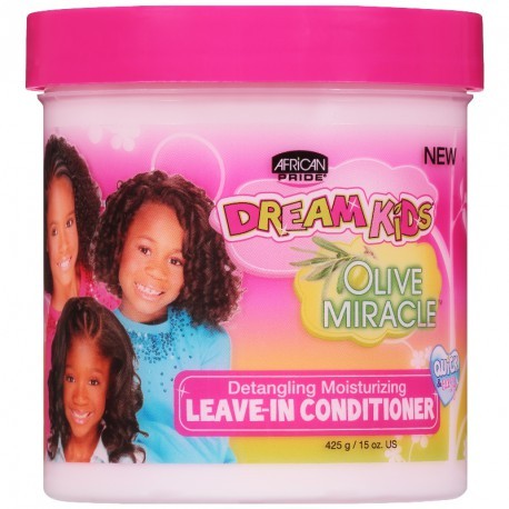 African Pride Dream Kids Olive Miracle Detangling Moisturizing Leave-In Conditioner