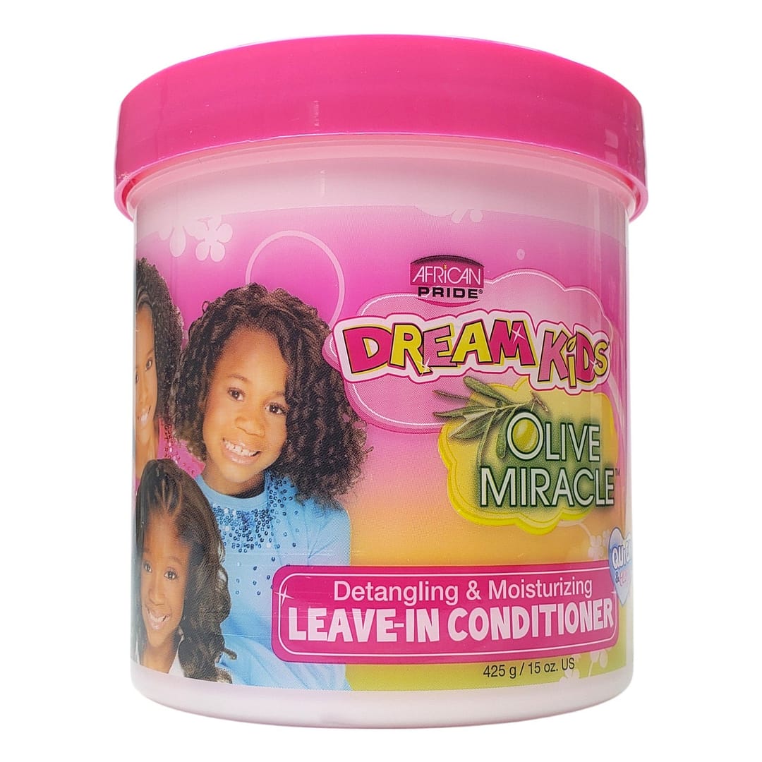 African Pride Dream Kids Olive Miracle Detangling Moisturizing Leave-In Conditioner 15oz - Afro Beauty Store
