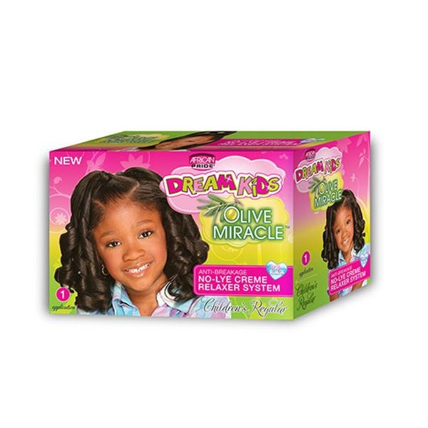 African Pride Dream Kids Olive Miracle No-Lye Creme Relaxer System