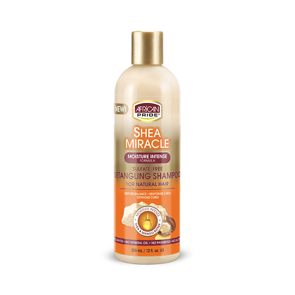 African Pride Shea Miracle Sulfate-Free Detangling Shampoo