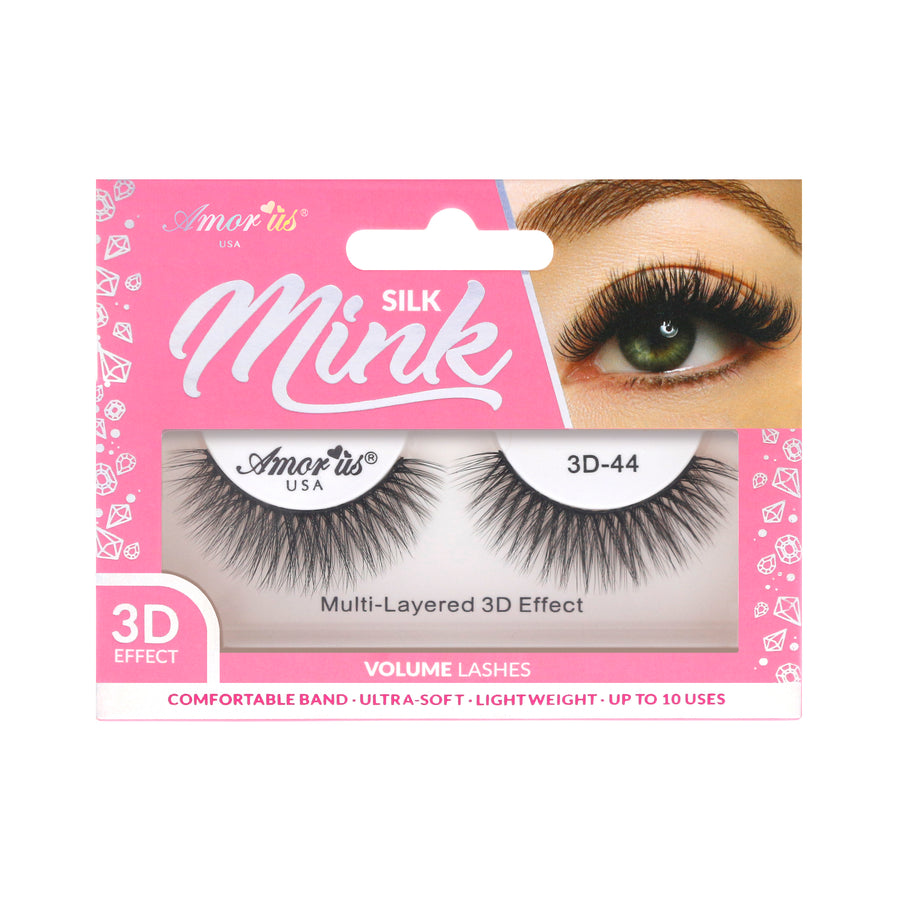 Amor Us 3D Silk Mink Lashes style 3D-44