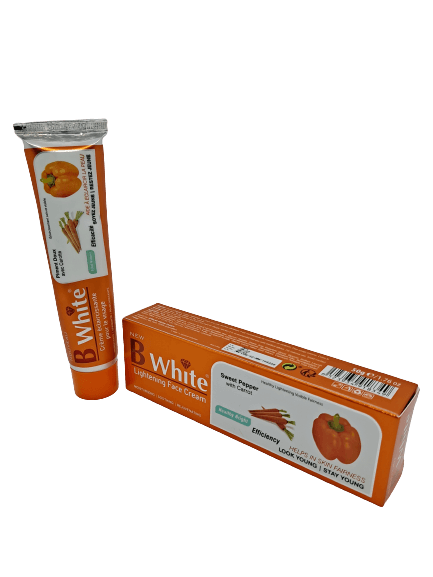 B White Sweet Pepper with Carrot Lightening Face Cream