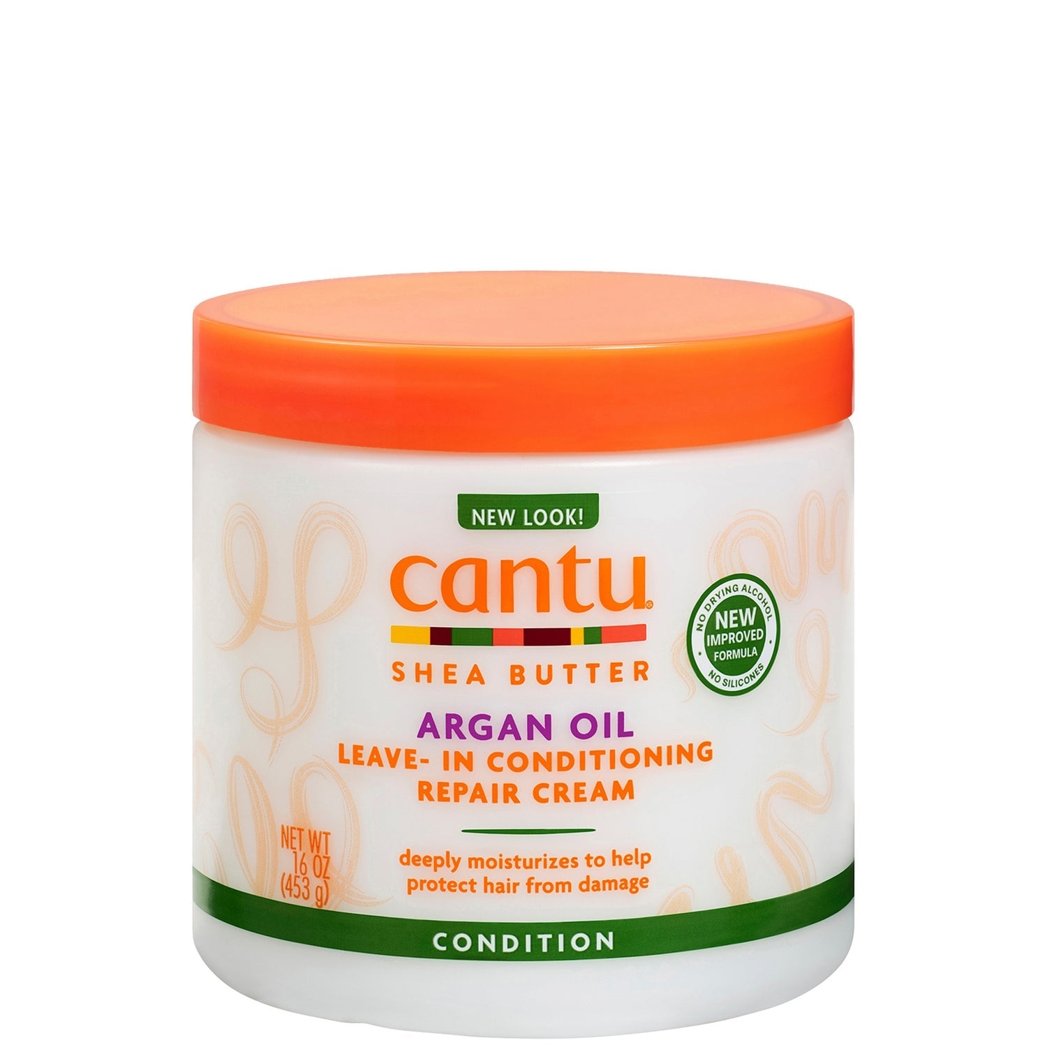 Cantu Argan Oil Leave-In Conditioning Repair Cream, 16 oz (453g)