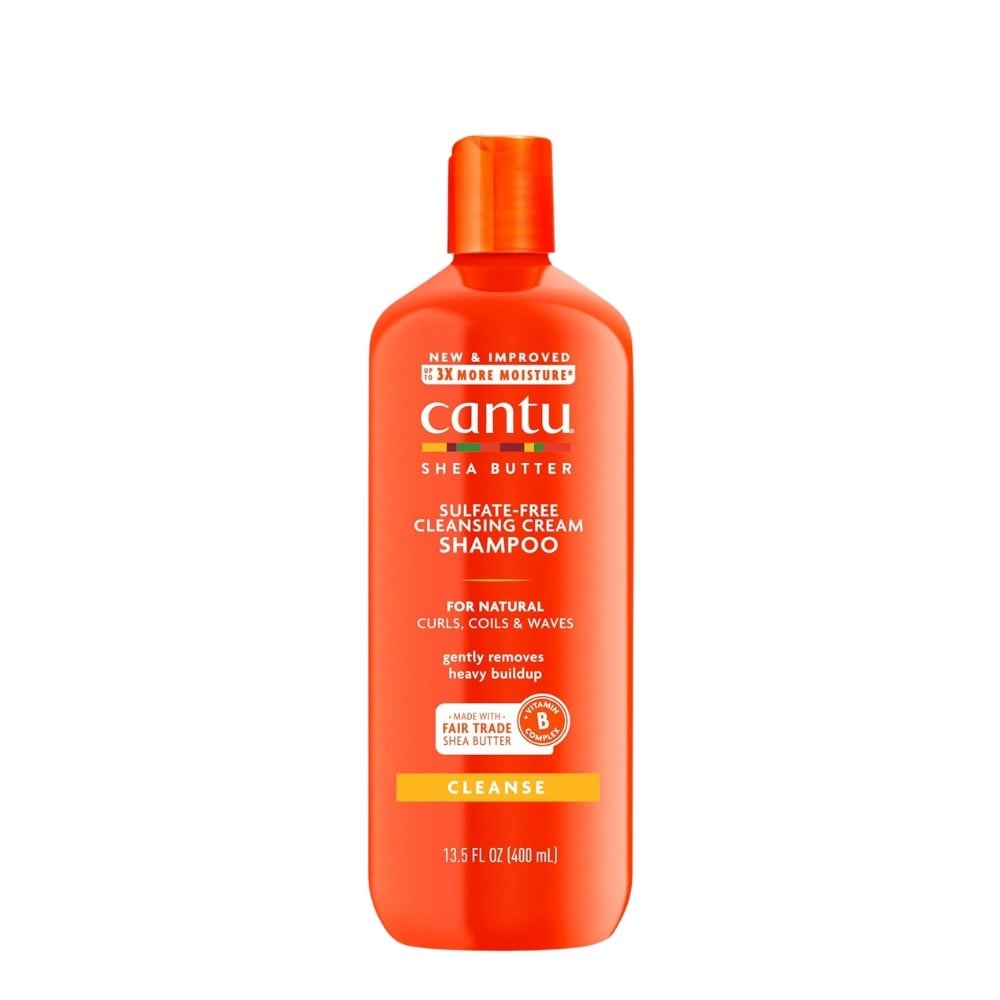 Cantu Shea Butter Sulfate-Free Cleansing Cream Shampoo for natural curls, coils, and waves