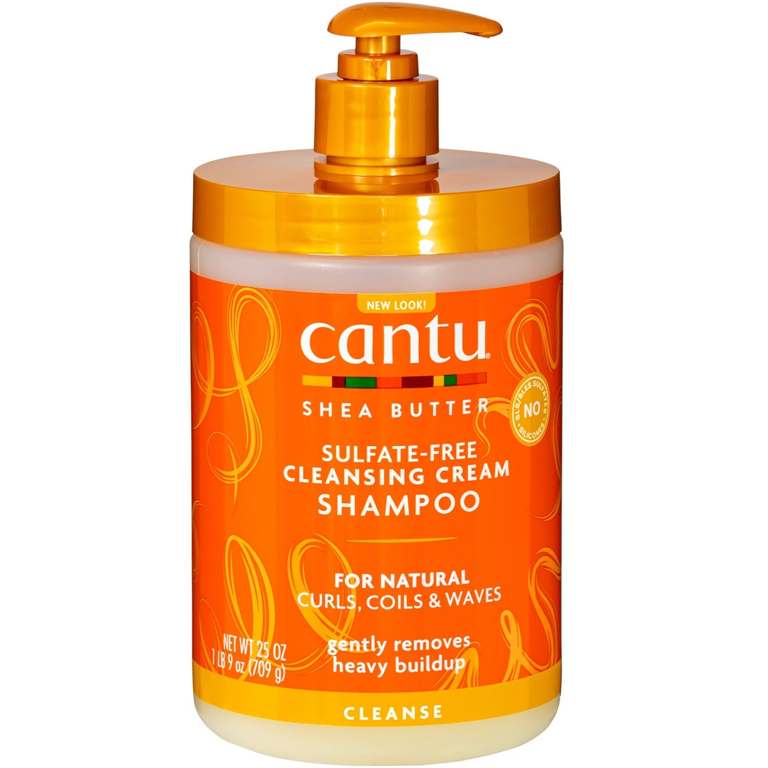 Cantu Shea Butter Sulfate-Free Cleansing Cream Shampoo for natural curls, coils & waves