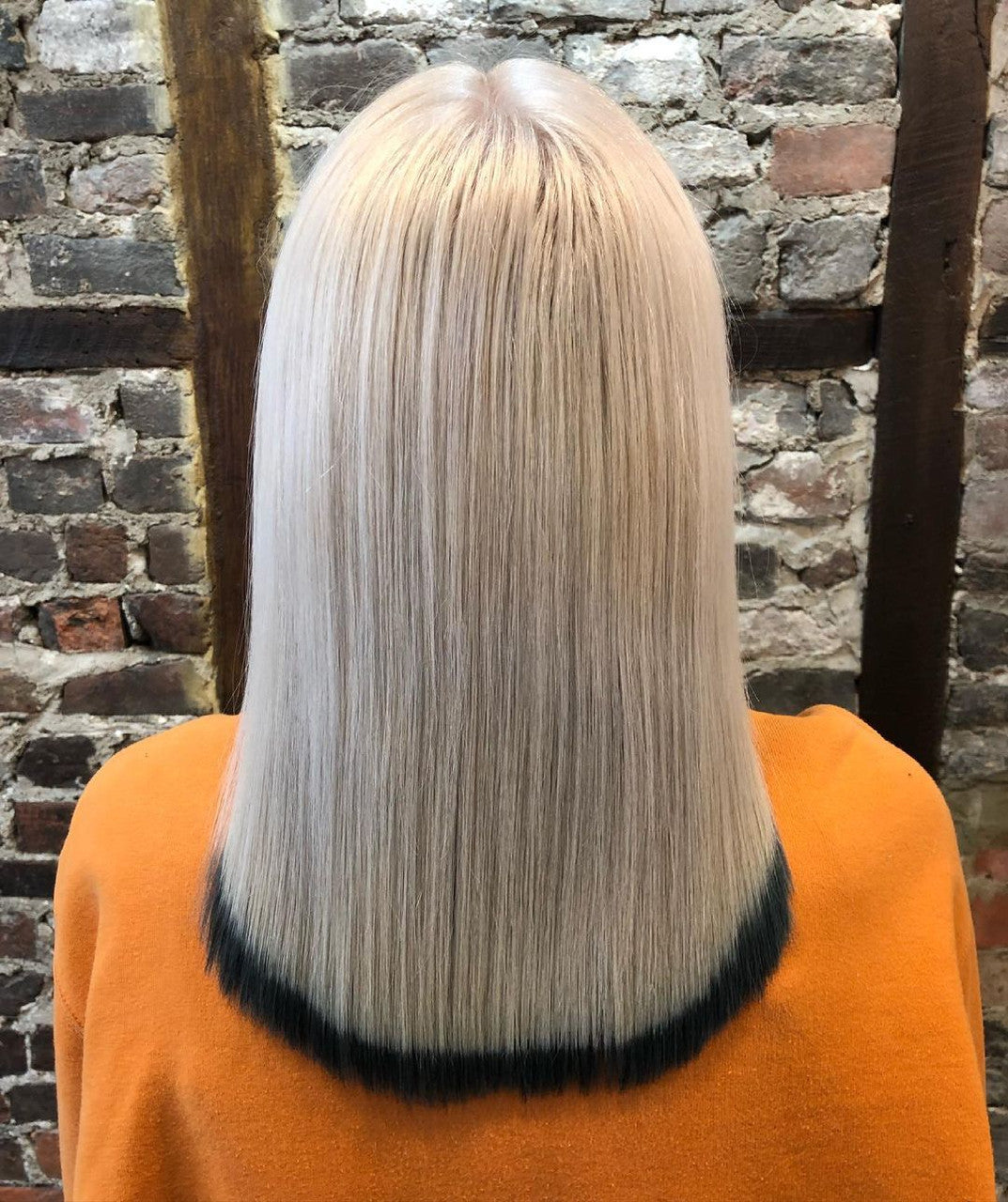 Crazy Color's person with White and Black hair by Afro Beauty Store
