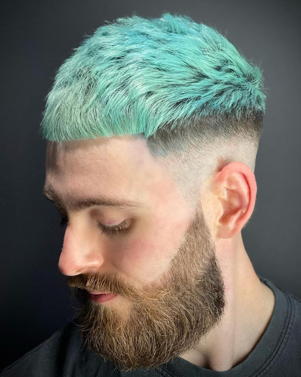 Crazy Color's person with light blue hair by Afro Beauty Store