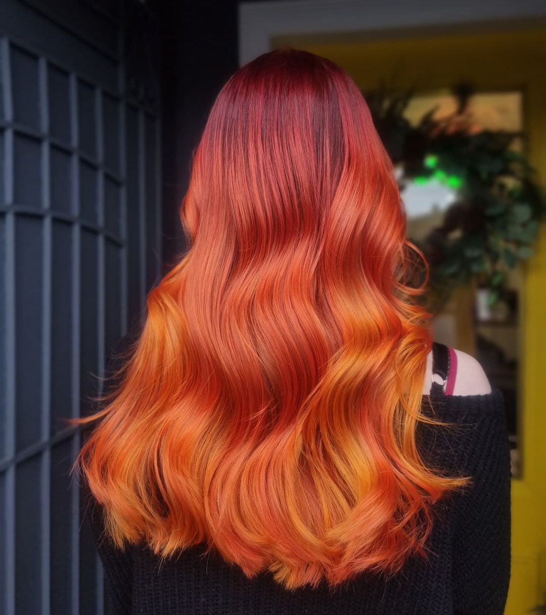 Crazy Color's person with orange hair by Afro Beauty Store