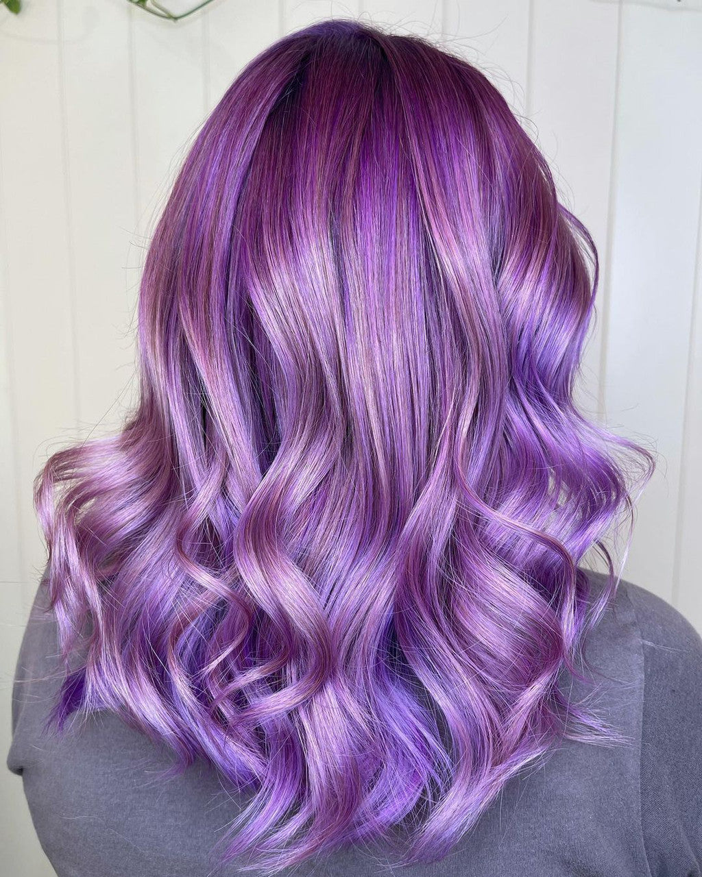 Crazy Color's person with Purple hair by Afro Beauty Store
