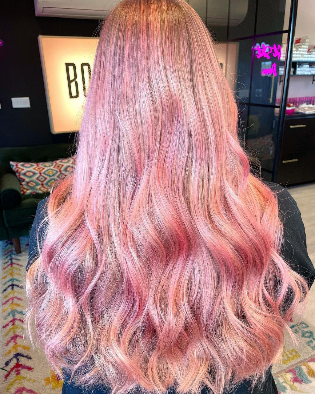 Crazy Color's person with pink hair dye by Afro Beauty Store