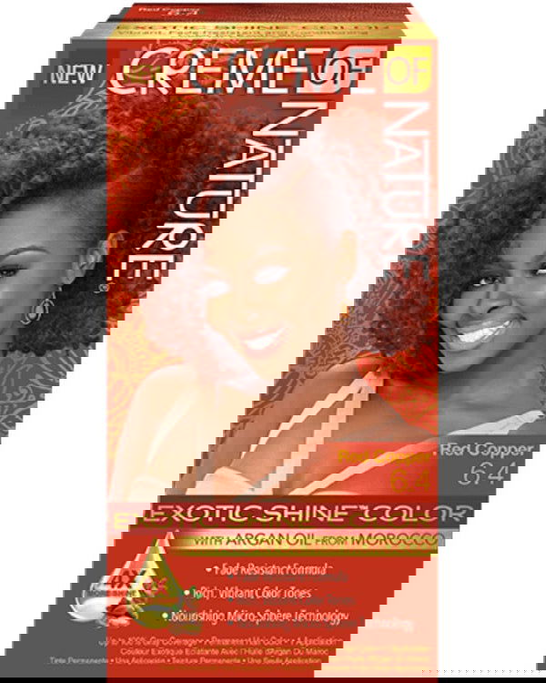 Creme of Nature Gel Hair Color #6.4 Red Copper - Afro Beauty Store 