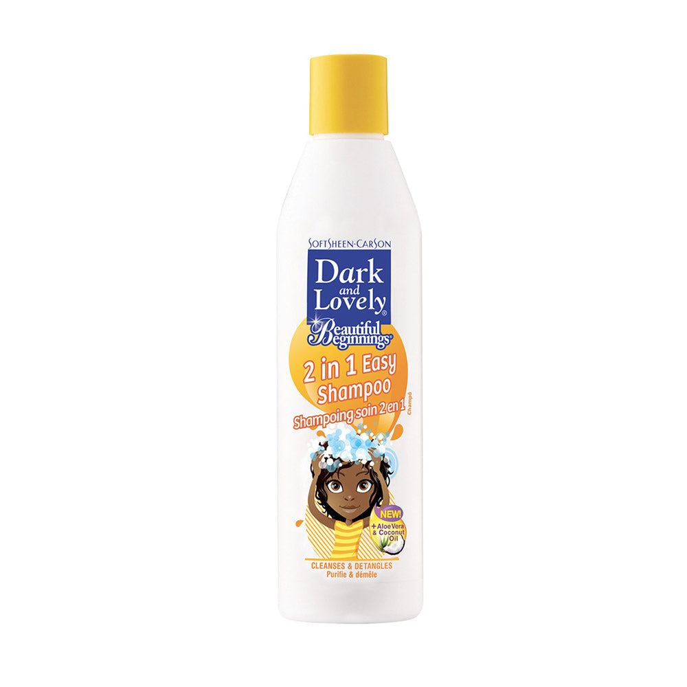 Bottle of Dark & Lovely Beautiful Beginnings 2-in-1 Easy Shampoo 250ml by Afro Beauty Store