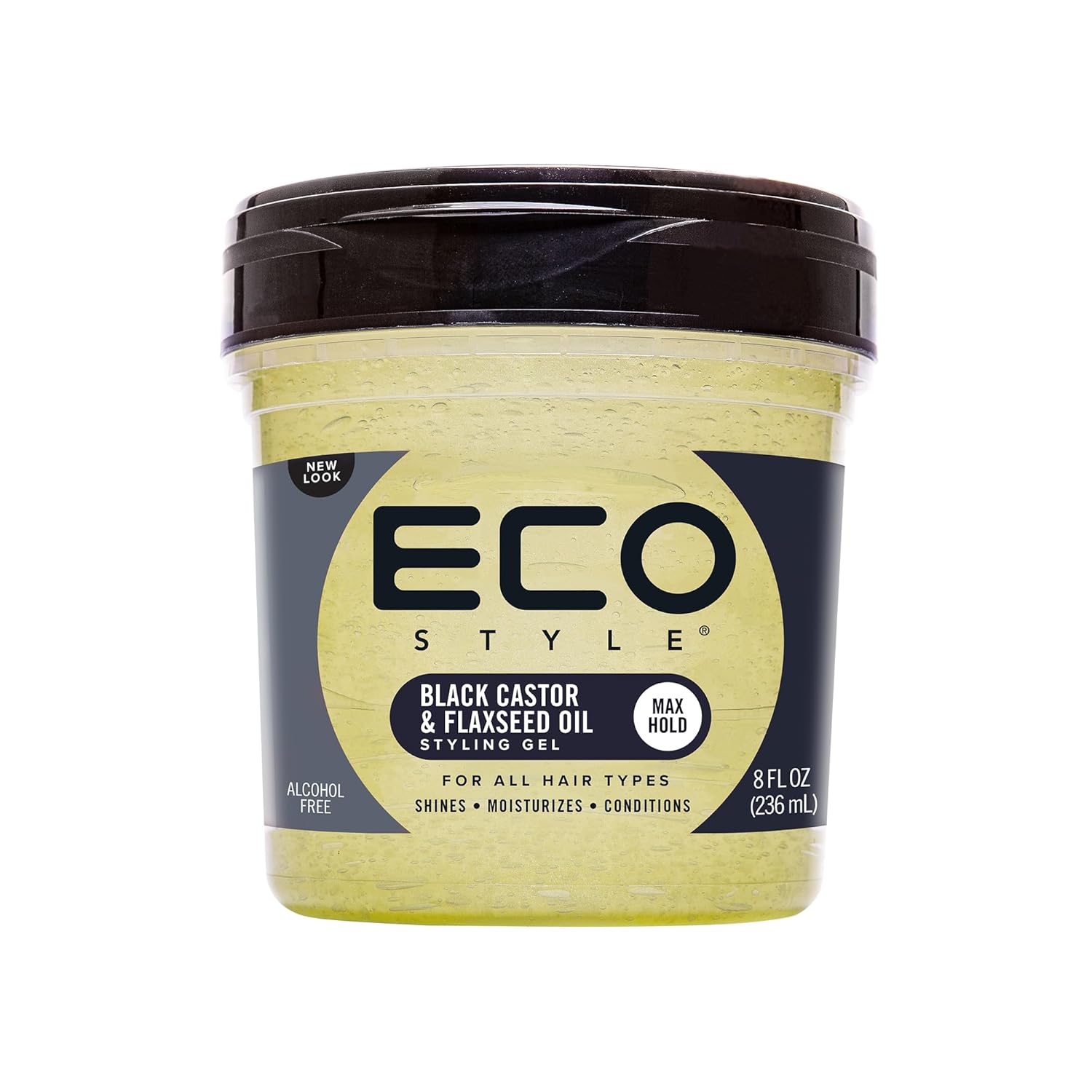 Eco Style Black Castor & Flaxseed Oil Styling Gel