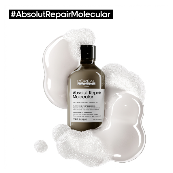 L'Oréal Professionnel Serie Expert Absolut Repair Molecular Shampoing 300 ml - Afro Beauty Store 