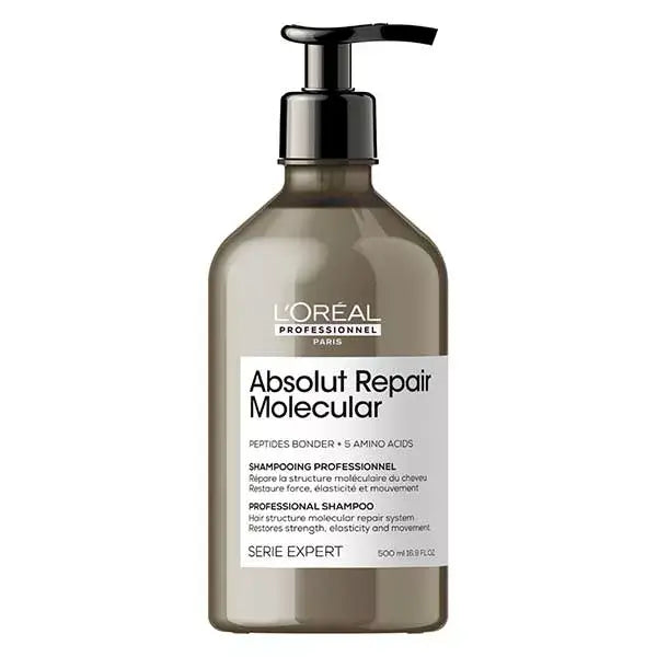 L'Oréal Professionnel Serie Expert Absolut Repair Molecular Shampoing 500ml - Afro Beauty Store 