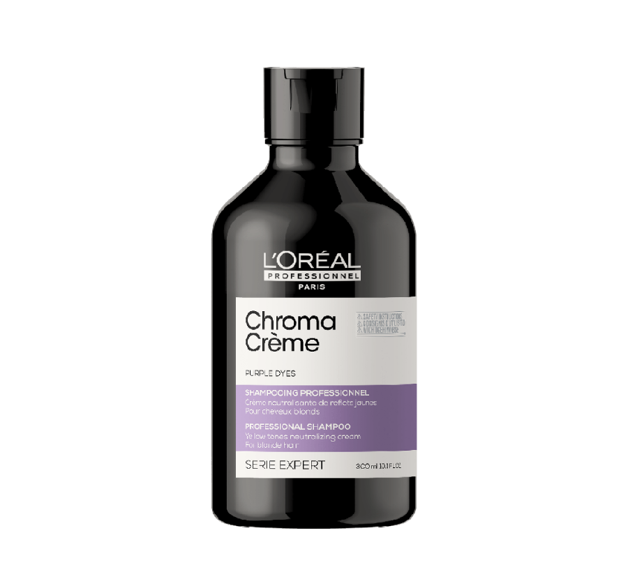 L'Oréal Professionnel Serie Expert Chroma Crème shampooing Violet 300ml - Afro Beauty Store 
