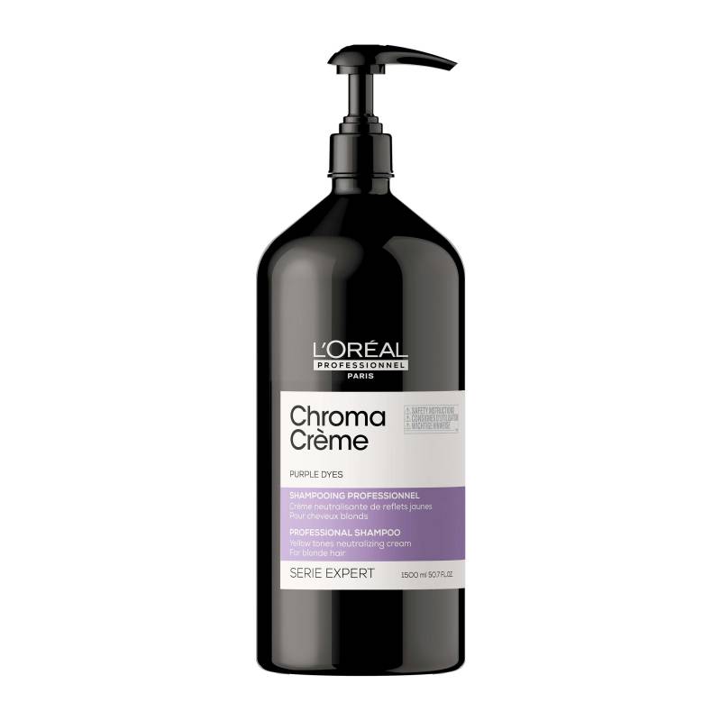L'Oréal Professionnel Serie Expert Chroma Crème shampooing violet 1500ml - Afro Beauty Store 