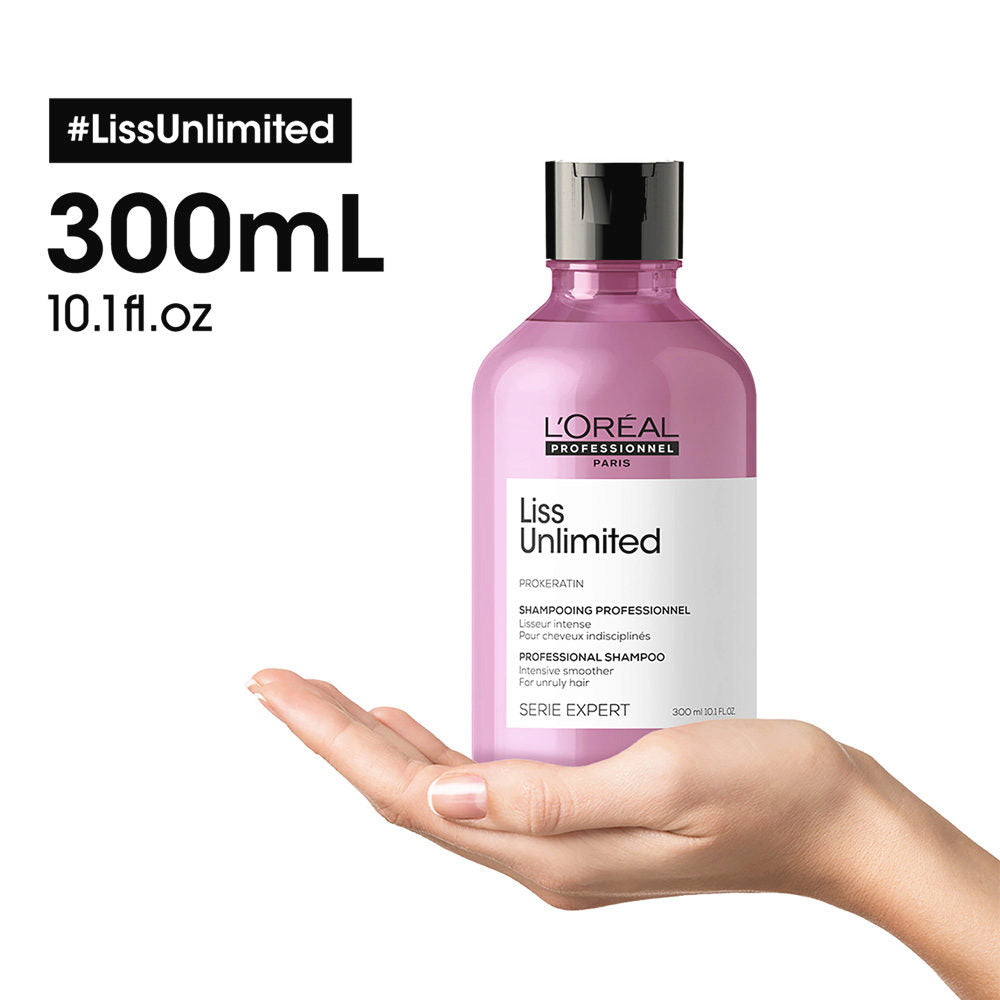 L'Oréal Professionnel Série Expert  Liss Unlimited Shampoing 300 ML - Afro Beauty Store 