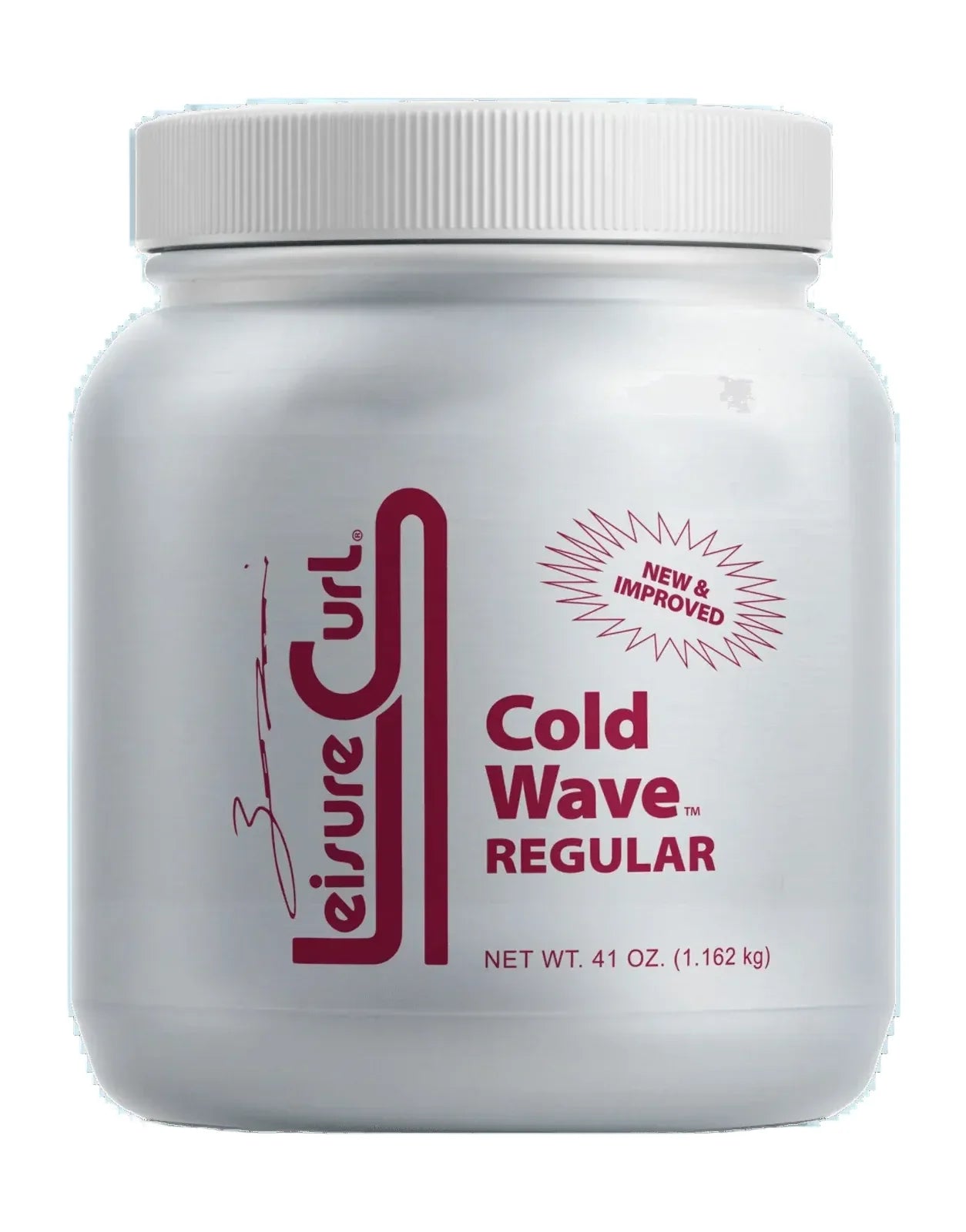 Leisure Curl Cold Wave Regular 41 OZ product container on a white background