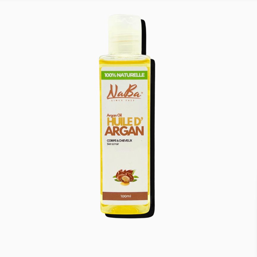 Naba - 100% Naturelle Huile d'Argan 100ml - Afro Beauty Store 