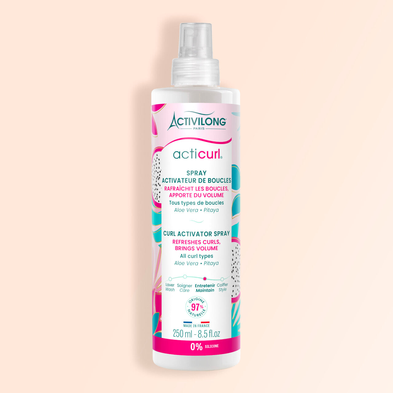 Bottle of ACTIVILONG ACTICURL Spray Activateur 250ml by Afro Beauty Store