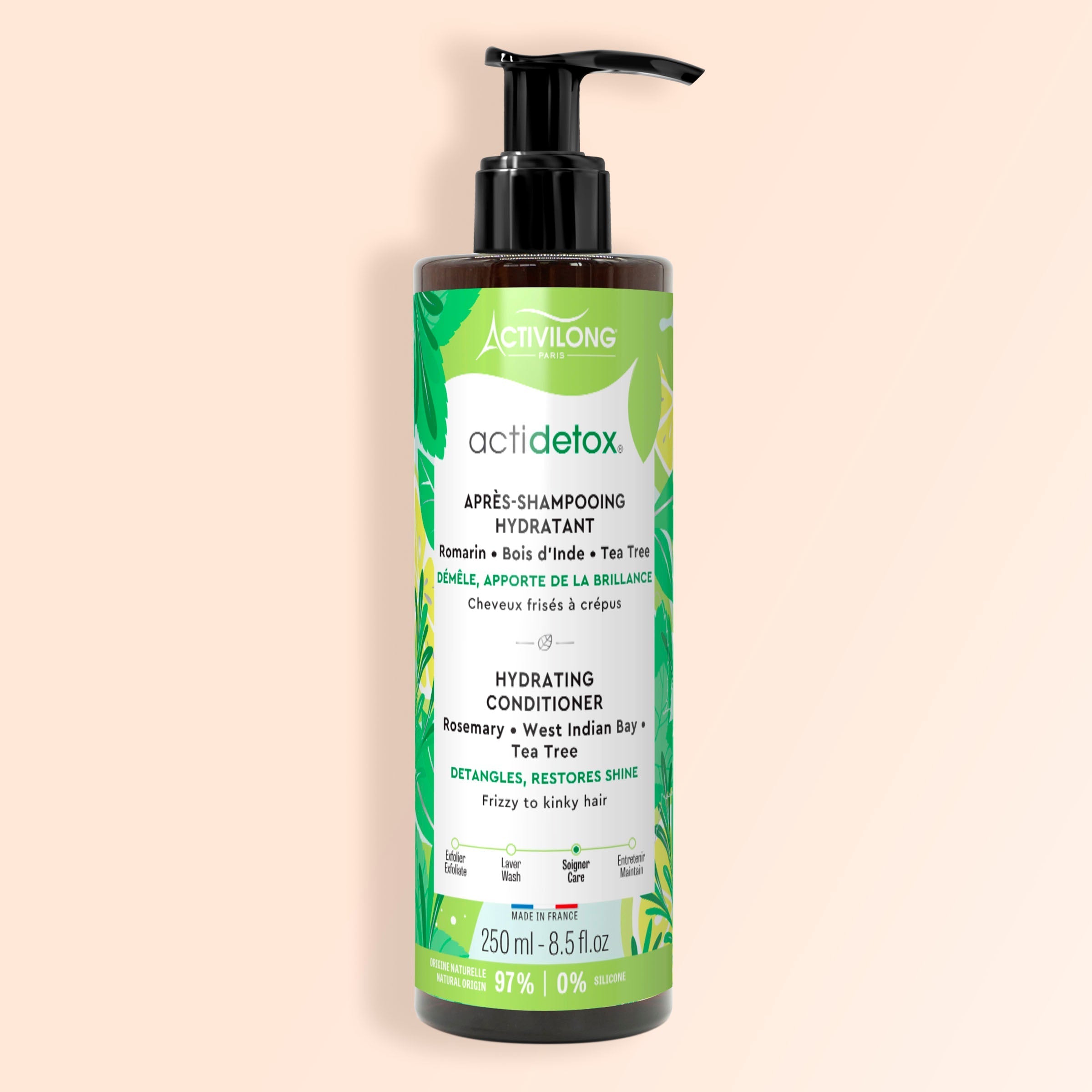 ACTIVILONG ACTIDETOX Après-Shampooing Hydratant 250ml bottle by Afro Beauty Store