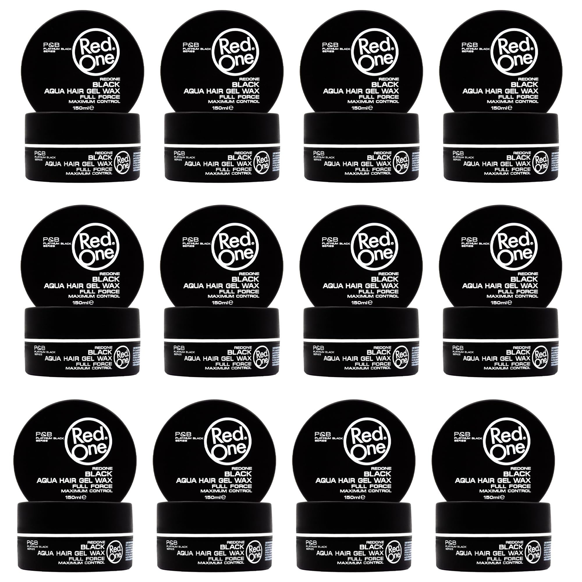 RedOne Black Aqua Hair Gel Wax Full Force