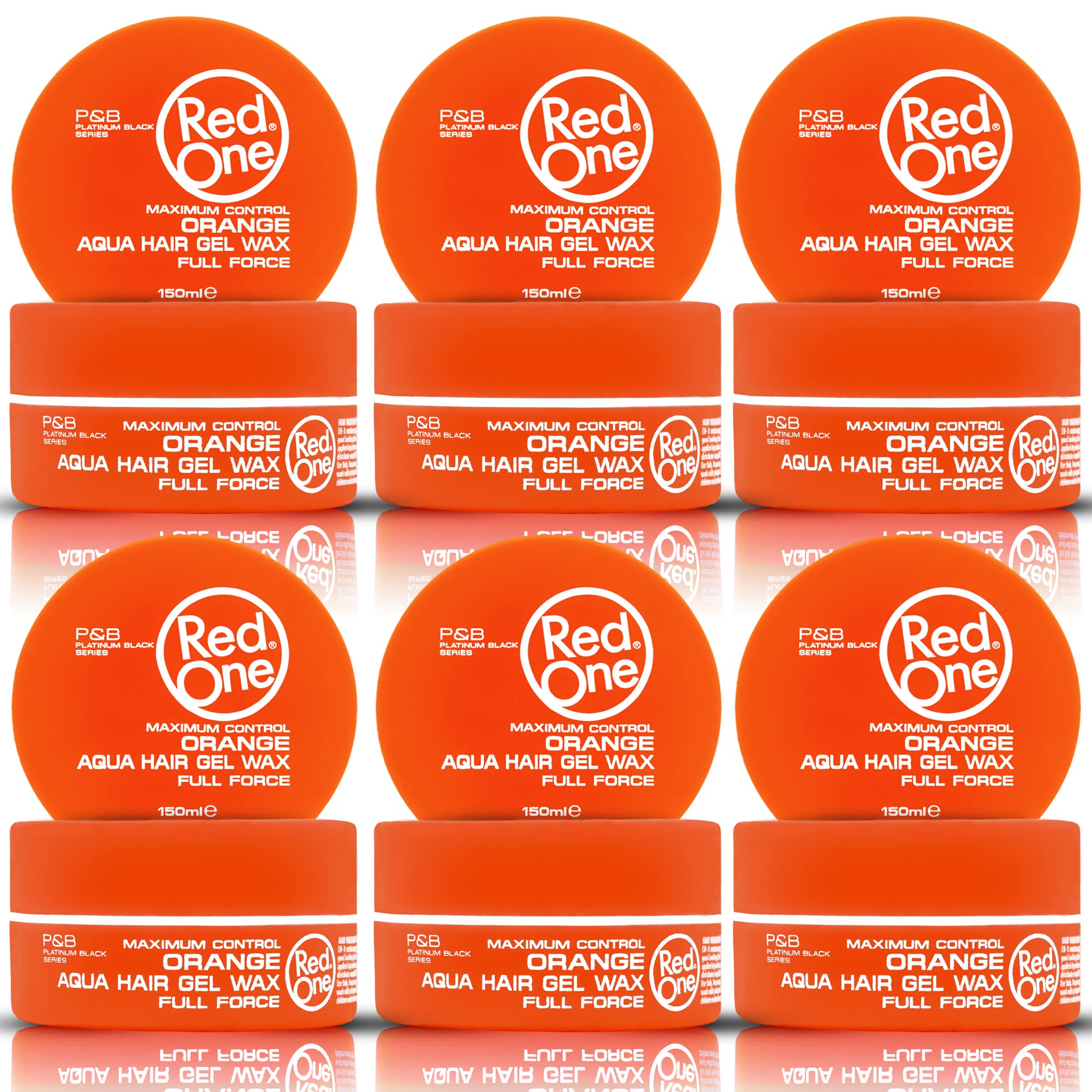 Red One Maximum Control Orange Aqua Full Force Hair Gel Wax