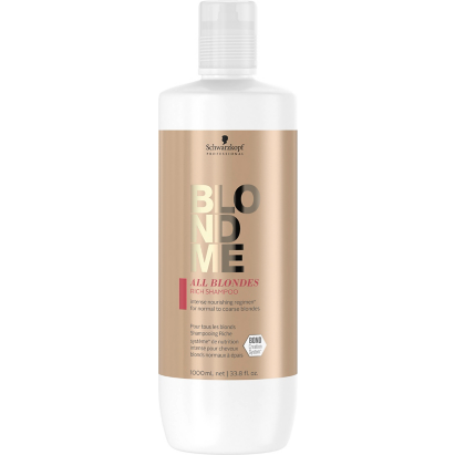 Schwarzkopf Professional BLONDME Shampooing Riche 1000ml - Afro Beauty Store 
