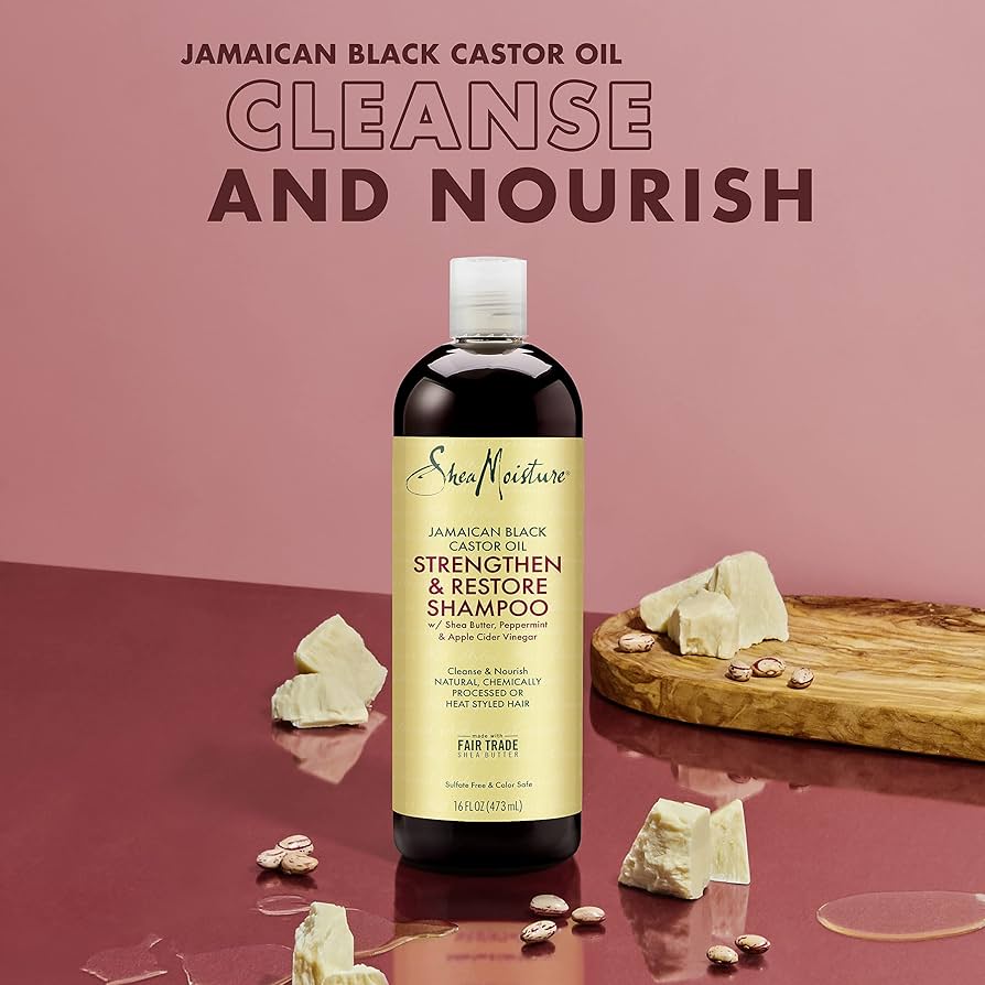 Shea Moisture Jamaican Black Castor Oil Strengthen & Restore Shampoo