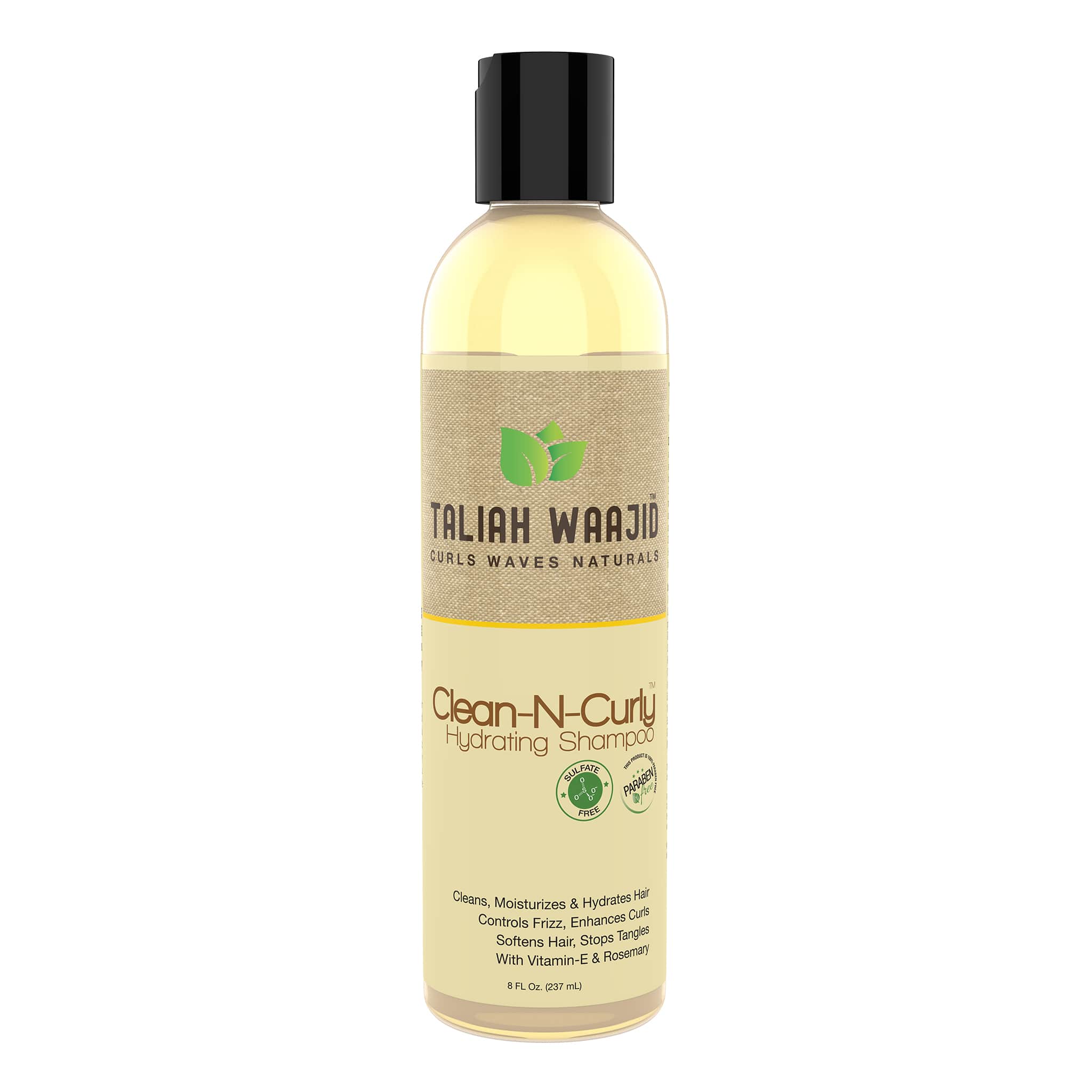 Taliah Waajid Curls Waves and Naturals Clean-N-Curly Hydrating Shampoo 8oz - Afro Beauty Store