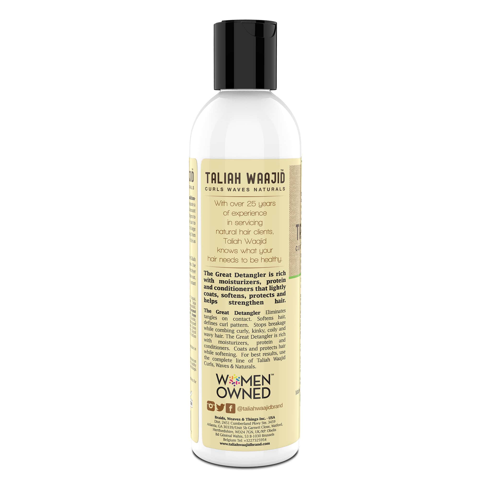 Taliah Waajid Curls Waves and Naturals The Great Detangler 8oz - Afro Beauty Store