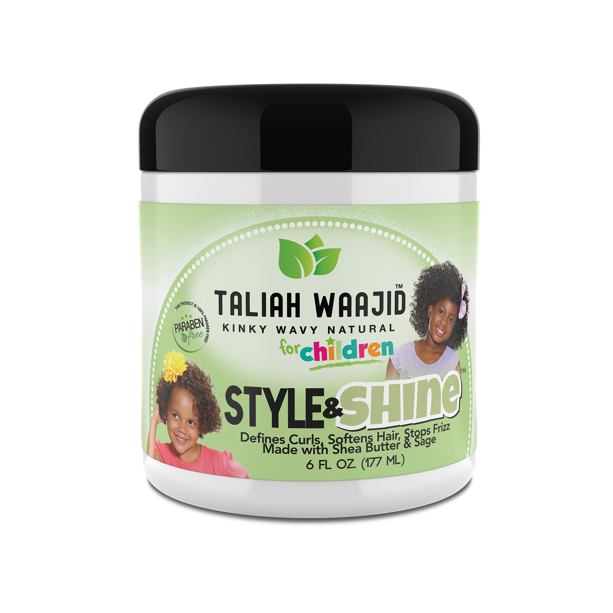 Taliah Waajid Kinky Wavy Natural Herbal Style and Shine For Natural Hair 6oz - Afro Beauty Store