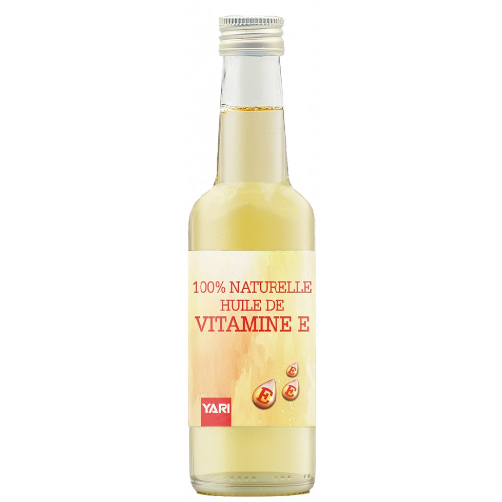 Bottle of Yari 100% Natural Vitamin E Oil by Afro Beauty Store