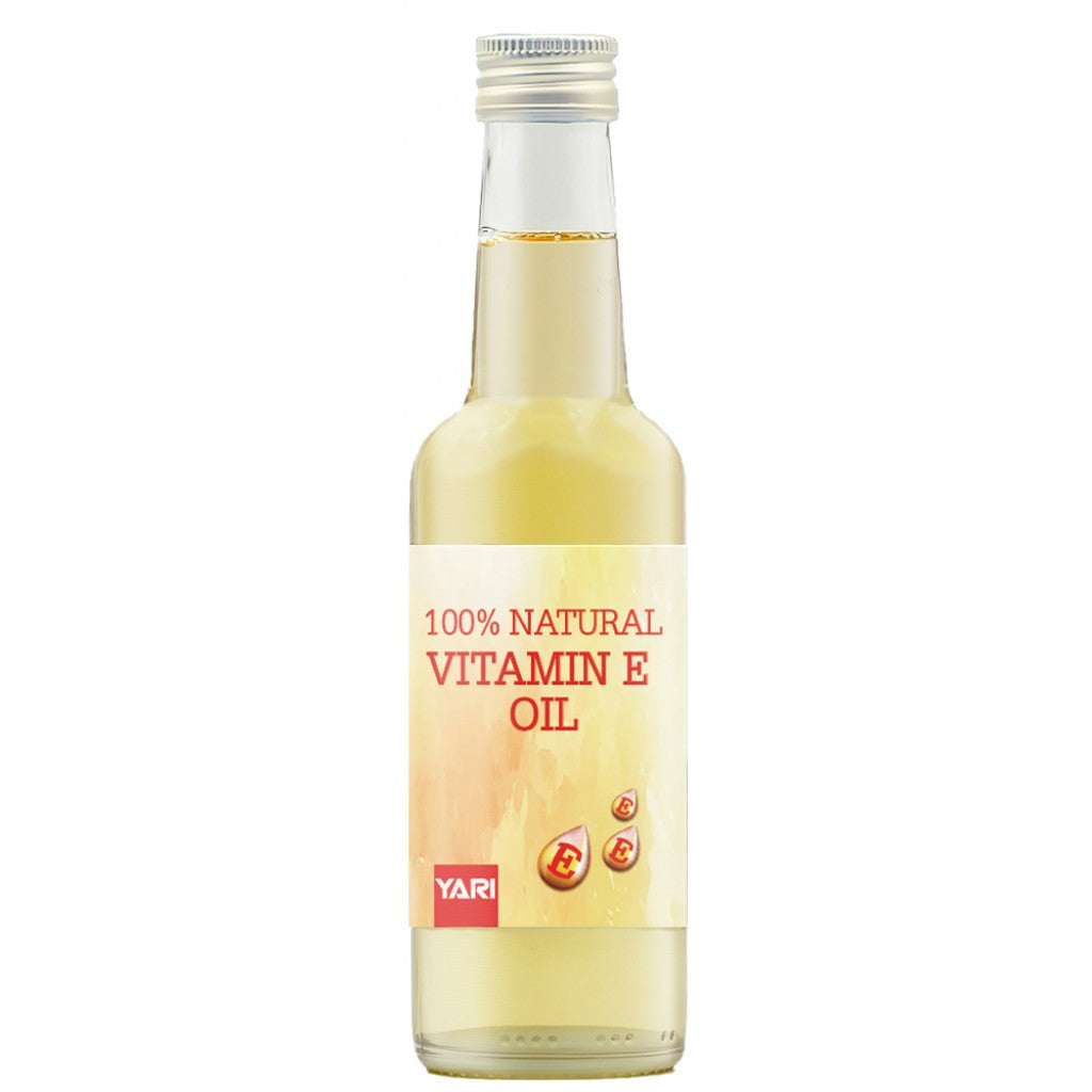 Bottle of Yari 100% Natural Vitamin E Oil by Afro Beauty Store
