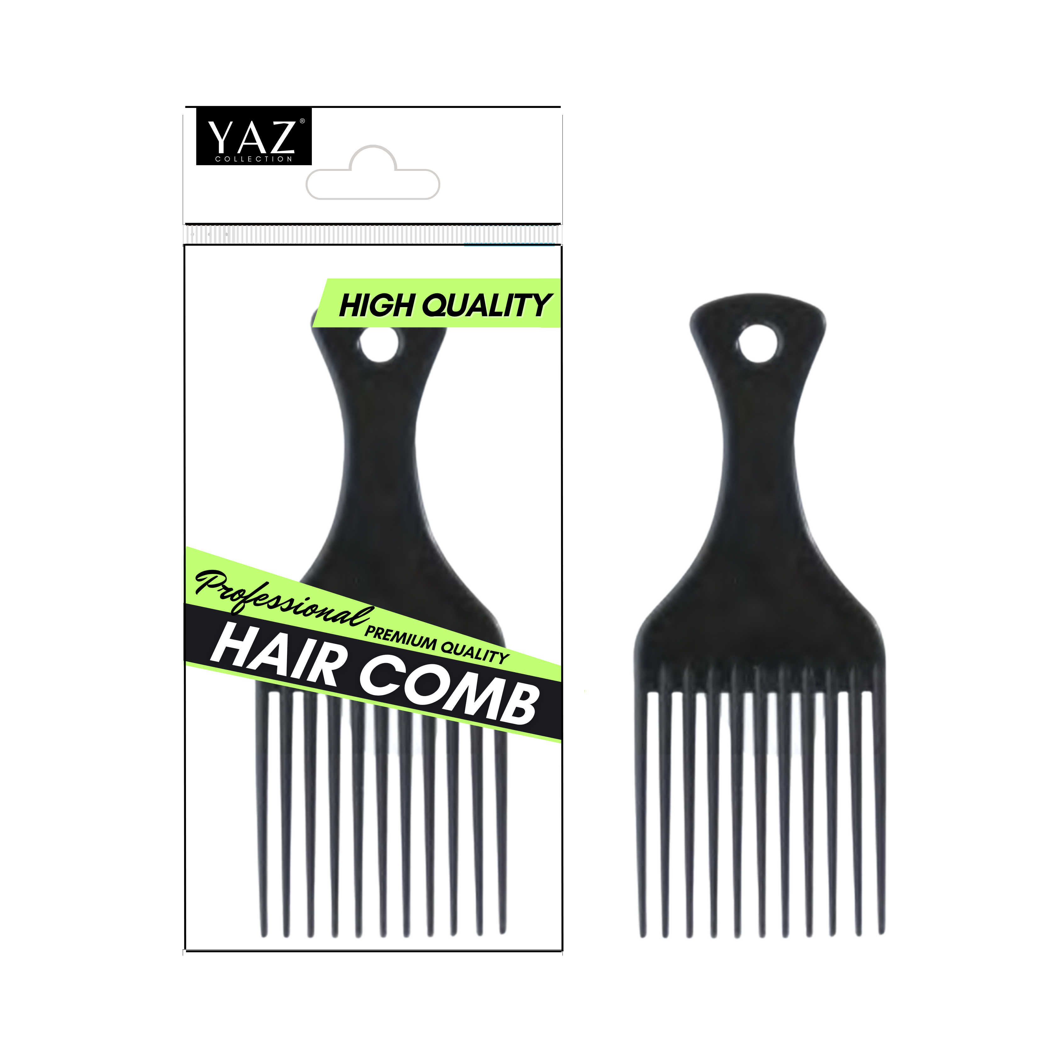 Yaz Collections Professional Premium Quality Afro hair comb