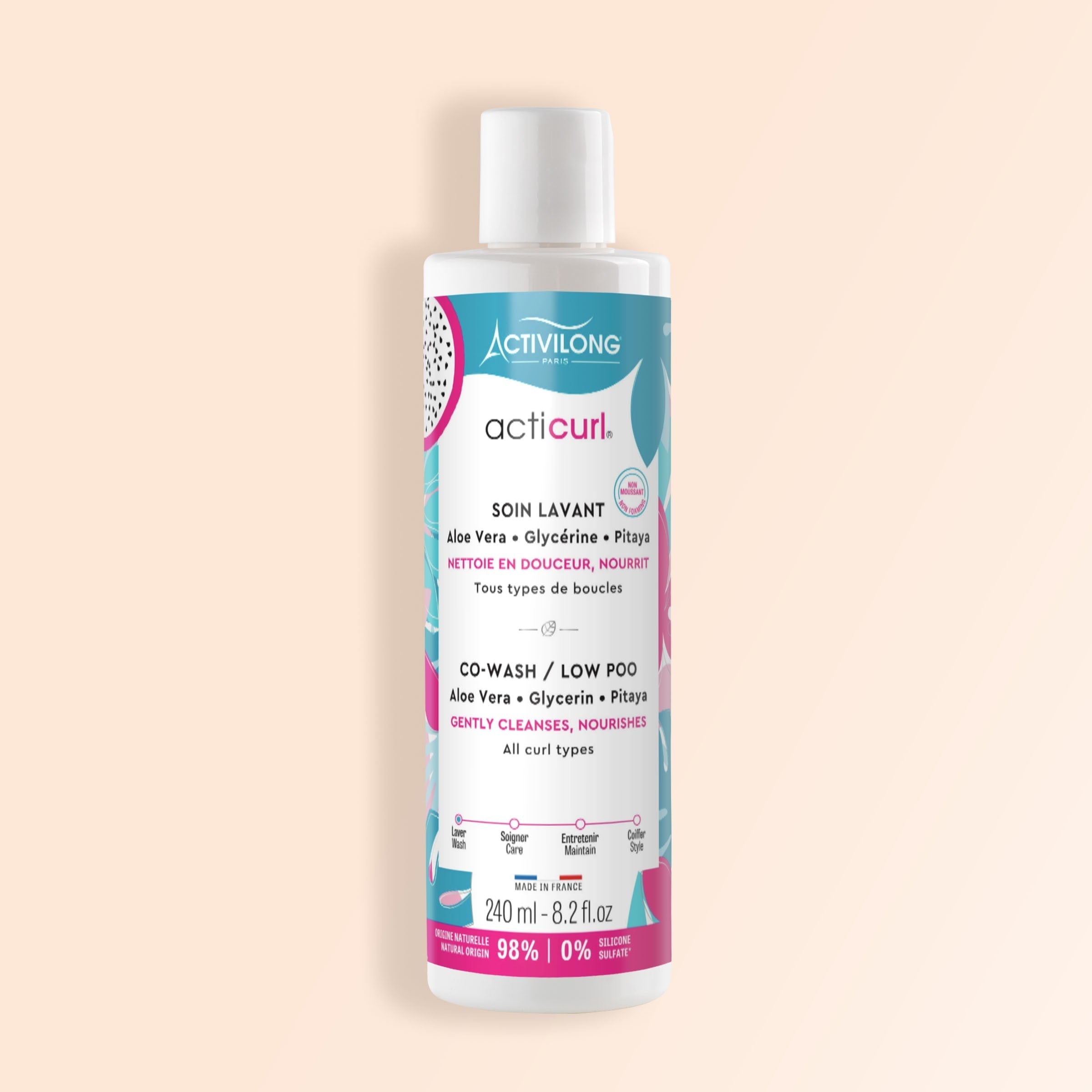 Bottle of ACTIVILONG ACTICURL Co-Wash 240ml by Afro Beauty Store