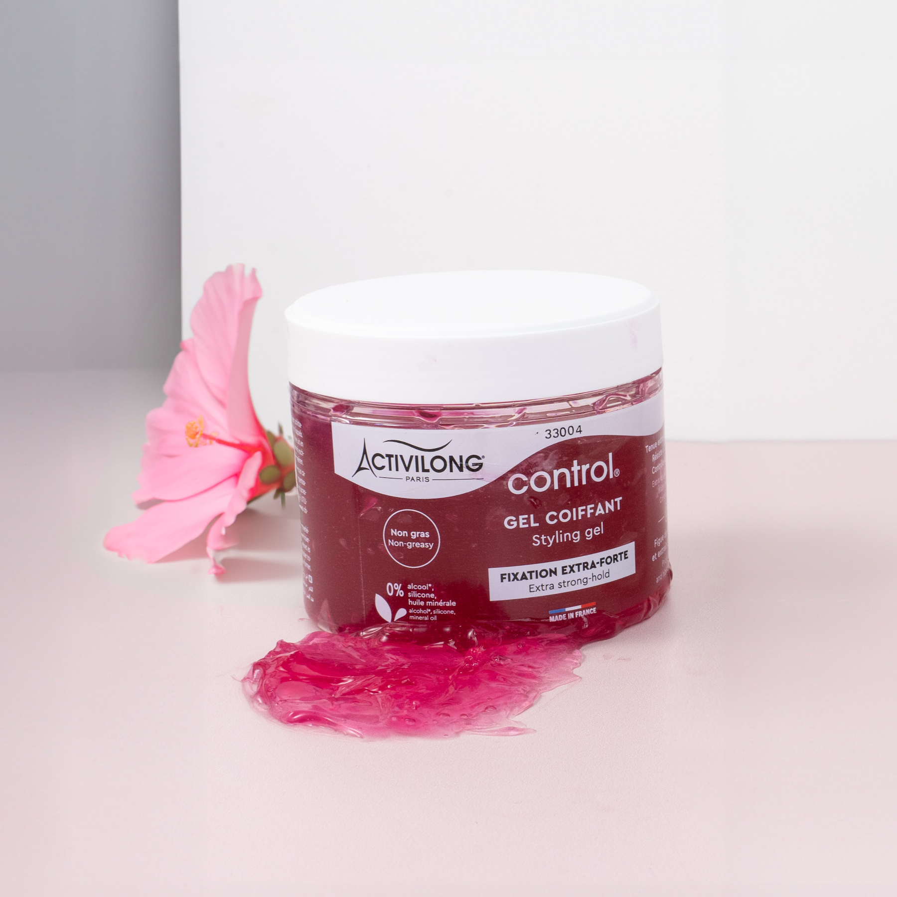 Jar of ACTIVILONG Gel Coiffant Fixation Extra Forte CONTROL 300ml by Afro Beauty Store