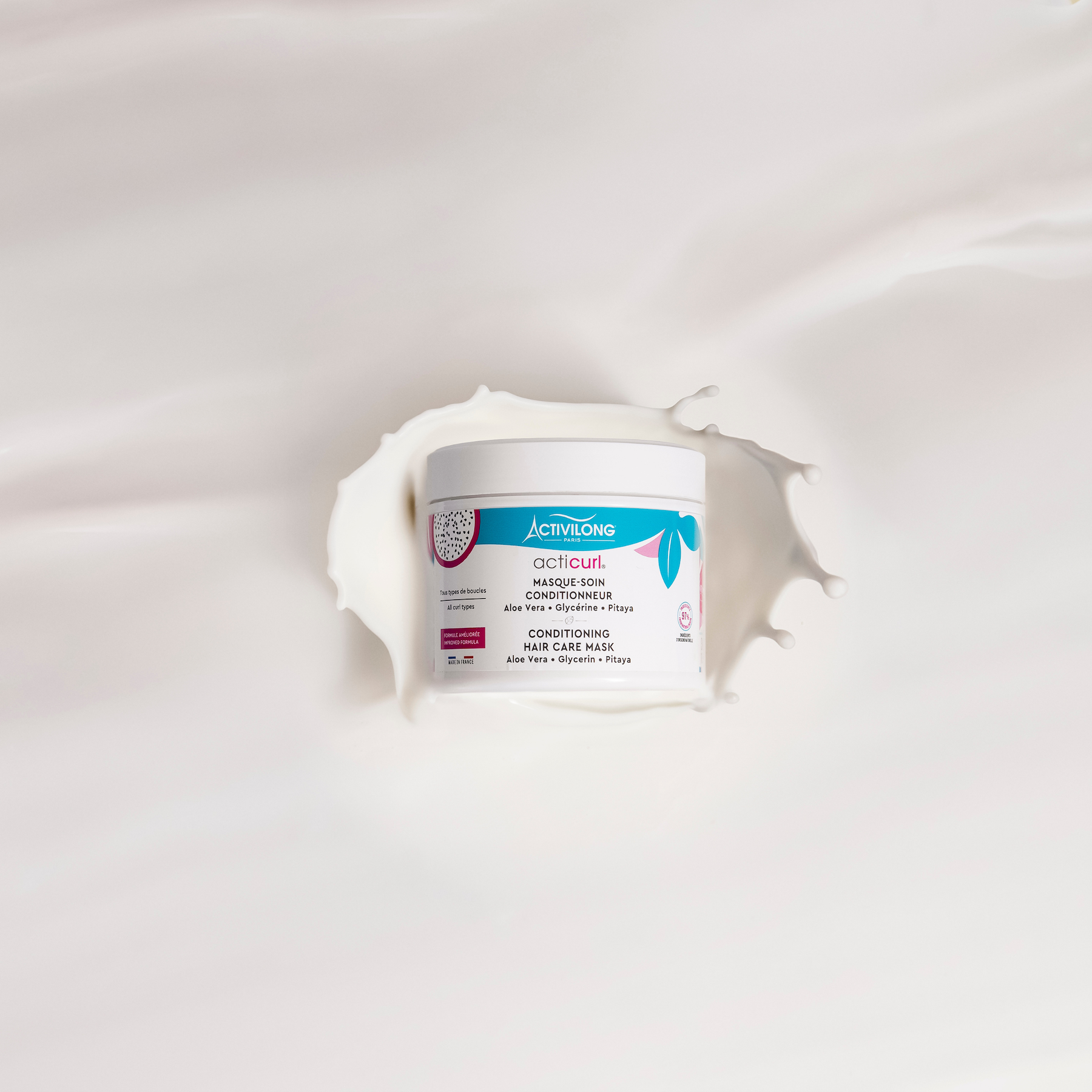 ACTIVILONG ACTICURL Masque 300ml jar by Afro Beauty Store on a white background