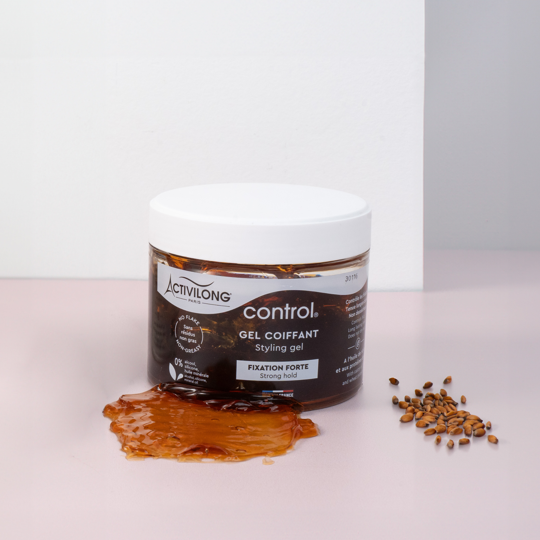 Jar of ACTIVILONG Gel Coiffant Fixation Forte CONTROL 300ml by Afro Beauty Store