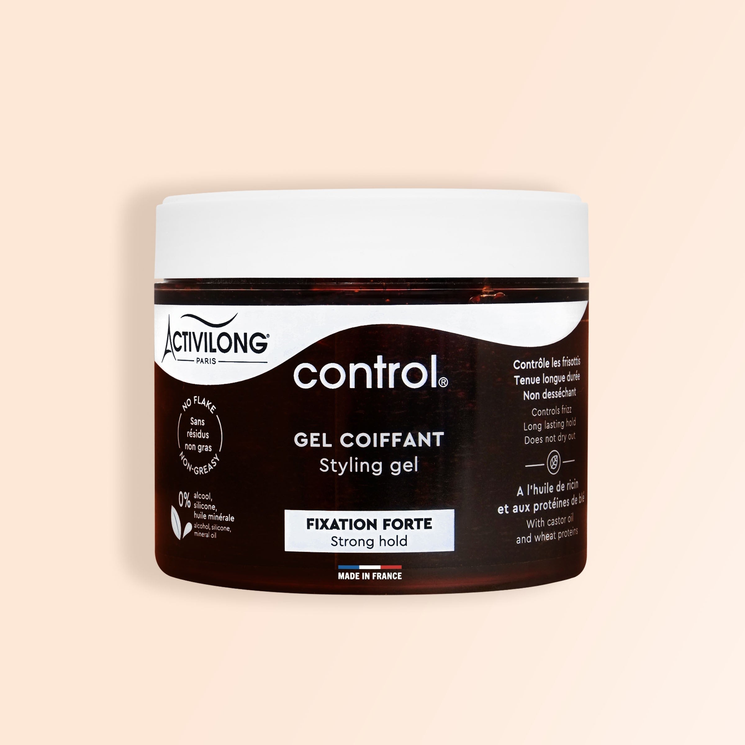 Jar of ACTIVILONG Gel Coiffant Fixation Forte CONTROL 300ml by Afro Beauty Store