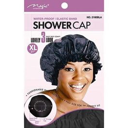 Magic Shower Cap Black XL