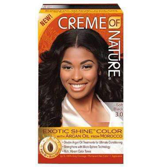 Creme of Nature Gel Hair Color #3.0 Soft Black