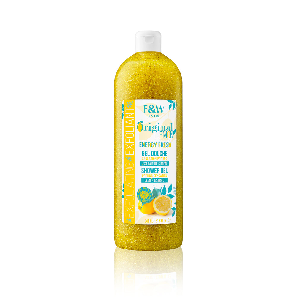 Fair & White Original Lemon Gel Douche Citron Exfoliant Energy Fresh 940ml