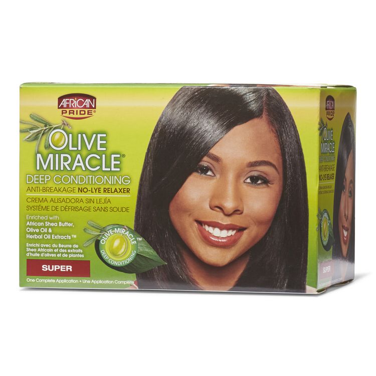 African Pride Olive Miracle Relaxer System Super