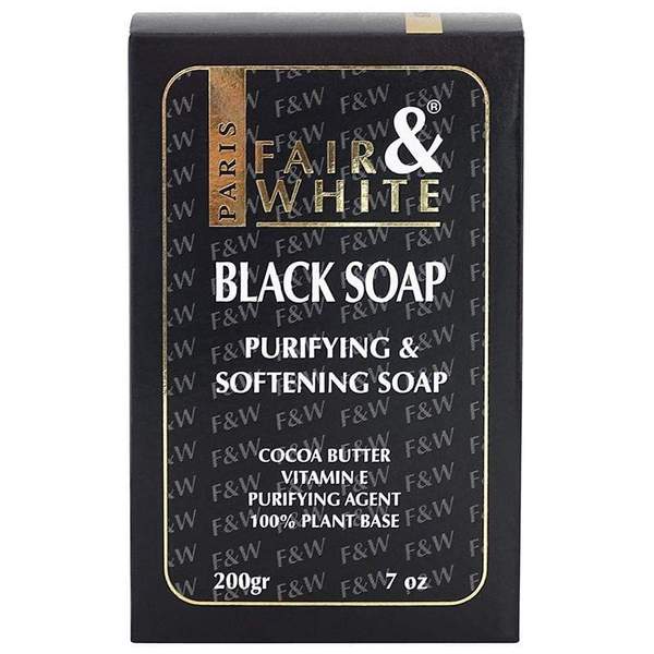 Fair & White Original Savon Black Soap 200g